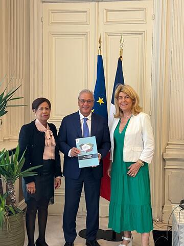 Maurice Gironcel et Lyliane Piquion-Salomé reçus par la Ministre Dominique Faure